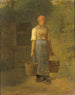 Dziewczyna niosąca wodę - Jean-François Millet — widok dzieła