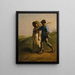 W drodze do pracy - Jean-François Millet — oprawiony obraz na ścianie