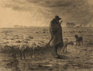 JeanFranois Millet - Shepherd Returning With His Flock.webp