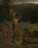 Le Bûcheron - Jean-François Millet — widok dzieła
