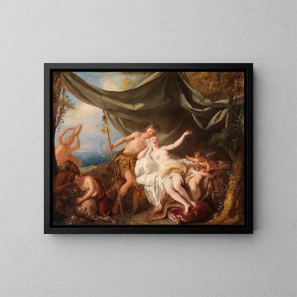 Bacchus i Ariadna - Jean-François de Troy — oprawiony obraz na ścianie