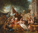 Scena orientalna lub ucztę Estery - Jean-François de Troy — widok dzieła