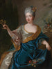 Portret damy - Jean-François de Troy — widok dzieła