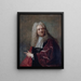 Portret jelenia - Jean-François de Troy — oprawiony obraz na ścianie