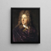 Portret malarza miniaturzysty Jacques-Antoine Arlaud - Jean-François de Troy — oprawiony obraz na ścianie