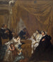 Święty Wincenty à Paul na łóżku śmierci Ludwika XIII - Jean-François de Troy — widok dzieła