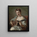 Le Guitariste - Jean-François de Troy — oprawiony obraz na ścianie