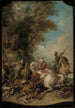 La Chasse au lion - Jean-François de Troy — widok dzieła