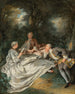 La Fête de lecture - Jean-François de Troy — widok dzieła