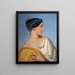 Tête de femme - Jean-Hippolyte Flandrin — oprawiony obraz na ścianie