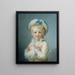 Chłopiec w Pierrot - Jean-Honoré Fragonard — oprawiony obraz na ścianie