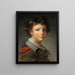 Chłopiec w czerwonym podszewkowym płaszczu - Jean-Honoré Fragonard — oprawiony obraz na ścianie