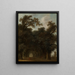 Ulica zacieniona - Jean-Honoré Fragonard — oprawiony obraz na ścianie