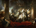 Coresus poświęcający się, by ocalić Callirhoe - Jean-Honoré Fragonard — widok dzieła