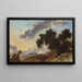 pejzażu górskiego o zachodzie słońca - Jean-Honoré Fragonard — oprawiony obraz na ścianie
