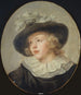 Portret młodego chłopca z kapeluszem z piórami - Jean - Honoré Fragonard — widok dzieła