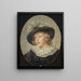 Portret młodego chłopca z kapeluszem z piórami - Jean - Honoré Fragonard — oprawiony obraz na ścianie