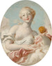 portretowy Mademoiselle Marie-Catherine Colombe jako Wenus - Jean-Honoré Fragonard — widok dzieła