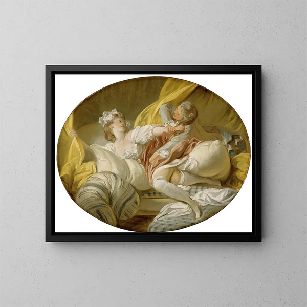 La Belle Servante - Jean-Honoré Fragonard — oprawiony obraz na ścianie