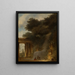 La Cascade - Jean-Honoré Fragonard — oprawiony obraz na ścianie