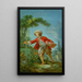 Le Jardinier - Jean-Honoré Fragonard — oprawiony obraz na ścianie