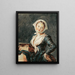 La Fille à la marmotte - Jean-Honoré Fragonard — oprawiony obraz na ścianie