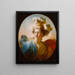 La Déesse Minerve - Jean-Honoré Fragonard — oprawiony obraz na ścianie