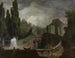 monumentalnych schodów w Villa d'Este w Tivoli - Jean-Honoré Fragonard — widok dzieła