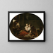 La Famille heureuse - Jean-Honoré Fragonard — oprawiony obraz na ścianie