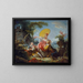 Konkurs muzyczny - Jean-Honoré Fragonard — oprawiony obraz na ścianie