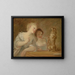 La Performance - Jean-Honoré Fragonard — oprawiony obraz na ścianie