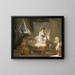 La Visite à la Crèche - Jean-Honoré Fragonard — oprawiony obraz na ścianie