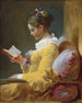 Młoda dziewczyna czytająca - Jean-Honoré Fragonard — widok dzieła