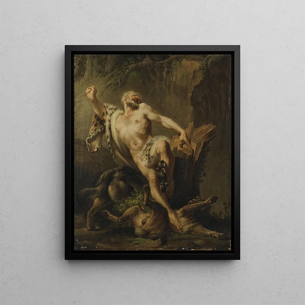 JeanJacques Bachelier - The Tragic End of Milo of Croton.webp