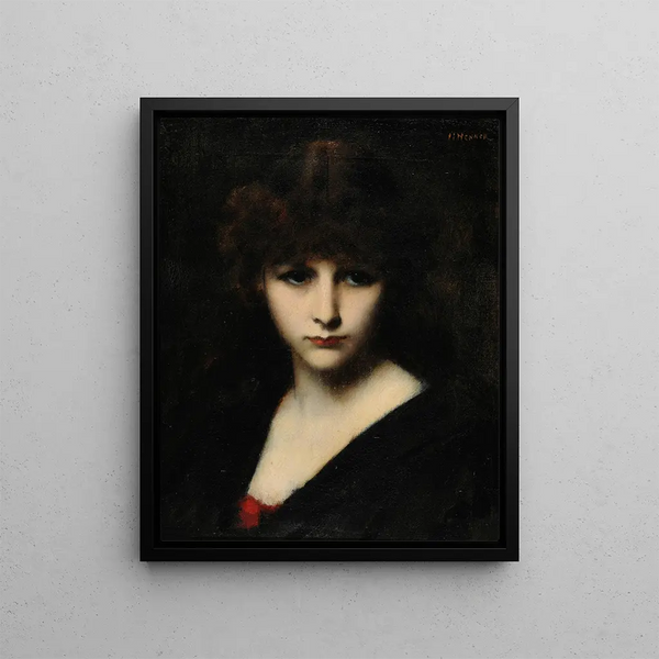 Candeur - Jean-Jacques Henner — oprawiony obraz na ścianie