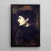 Eugénie-Marie Gadiffet-Caillard zwanej Germaine Dawis - Jean-Jacques Henner — oprawiony obraz na ścianie
