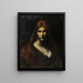 Fabiola - Jean-Jacques Henner — oprawiony obraz na ścianie