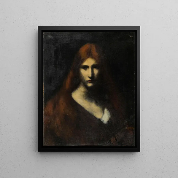 Fabiola - Jean-Jacques Henner — oprawiony obraz na ścianie
