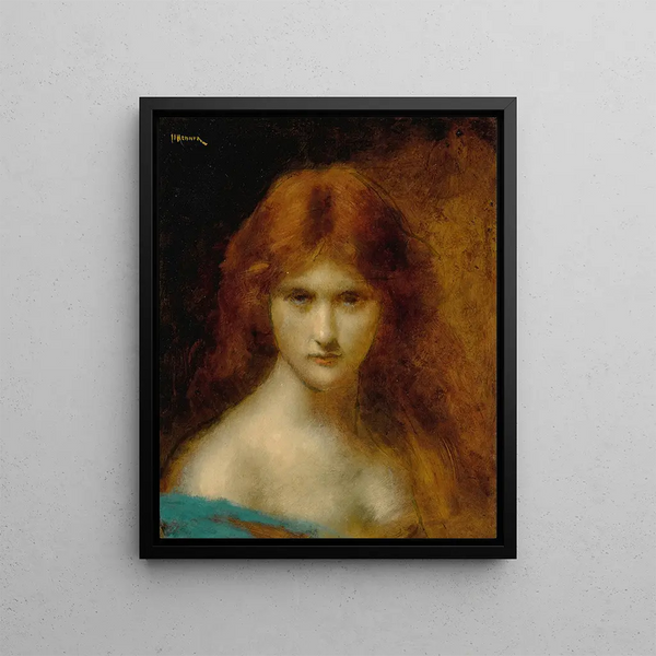 Judith - Jean-Jacques Henner — oprawiony obraz na ścianie