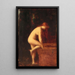 Nymphe - Jean-Jacques Henner — oprawiony obraz na ścianie