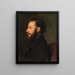 Portret A. Koch - Jean-Jacques Henner — oprawiony obraz na ścianie