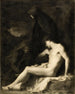Święty Sebastian wsparty na świętej Irene - Jean-Jacques Henner — widok dzieła