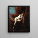 Sara la baigneuse - Jean-Jacques Henner — oprawiony obraz na ścianie