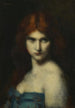Studium głowy kobiety - Jean-Jacques Henner — widok dzieła