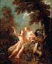 Adam i Ewa w Raju - Jean-Joseph Dumons — widok dzieła