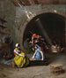 Almehs grający w warcaby - Jean-Léon Gérôme — widok dzieła