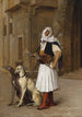 Arnaut i dwa chartiki - Jean-Léon Gérôme — widok dzieła
