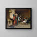 Kawiarnia w Kairze, strzały - Jean-Léon Gérôme — oprawiony obraz na ścianie
