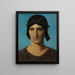 Głowa włoskiej kobiety - Jean-Léon Gérôme — oprawiony obraz na ścianie