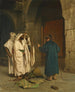 Stary Żyd z trzema Arabami - Jean-Léon Gérôme — widok dzieła